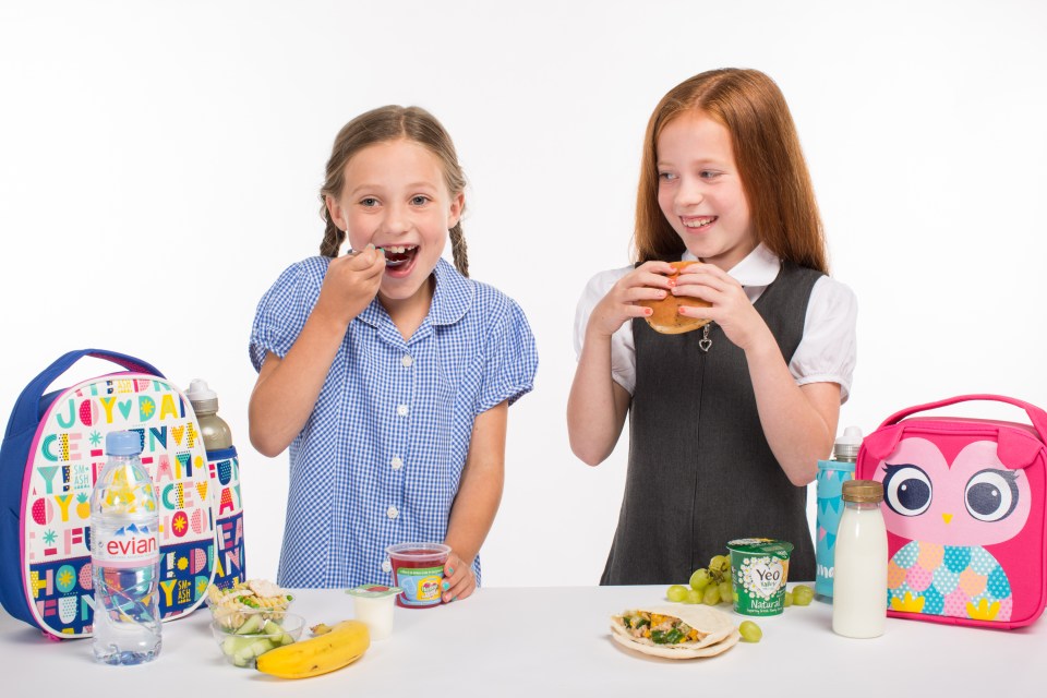 Ava, Daisy and their mum Jo loved the packed lunches we planned for them