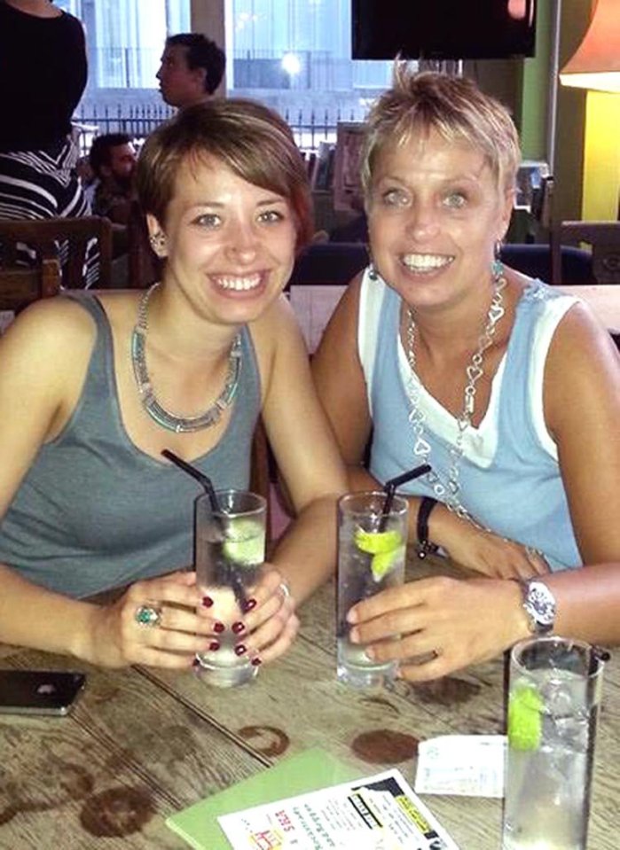 Freda, pictured with Evie, hopes 