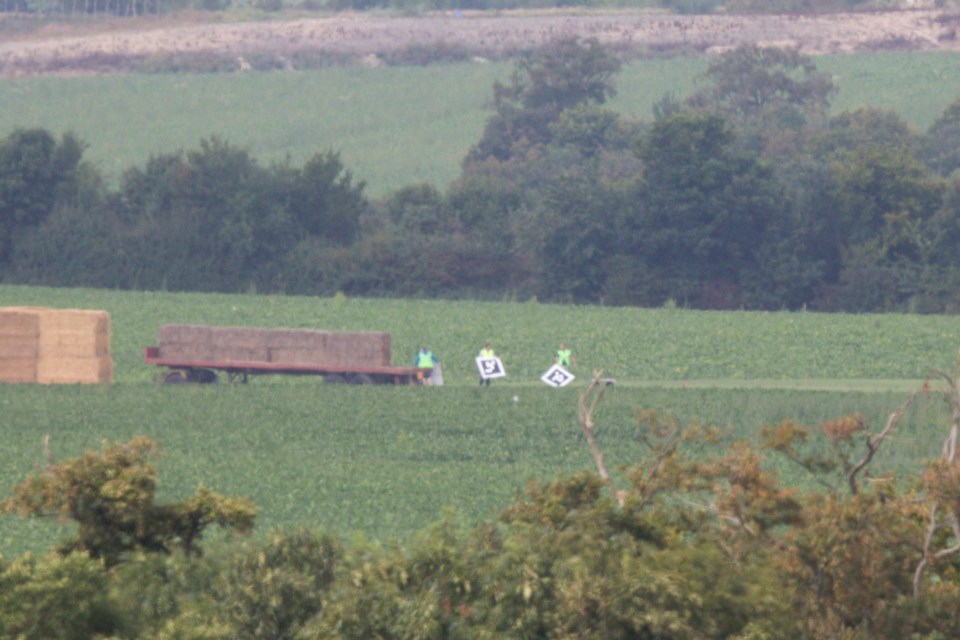 Locals described being asked to keep away from the zone as testers prepared the site 