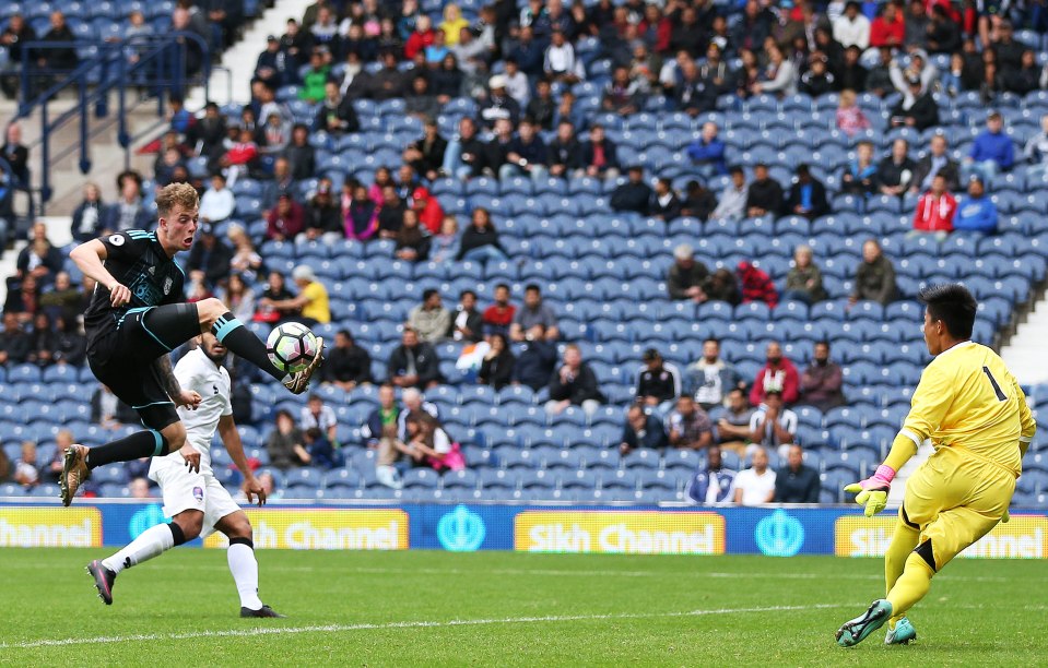 18-year-old James Smith scores the winner converting Matt Phillips' cross from close range