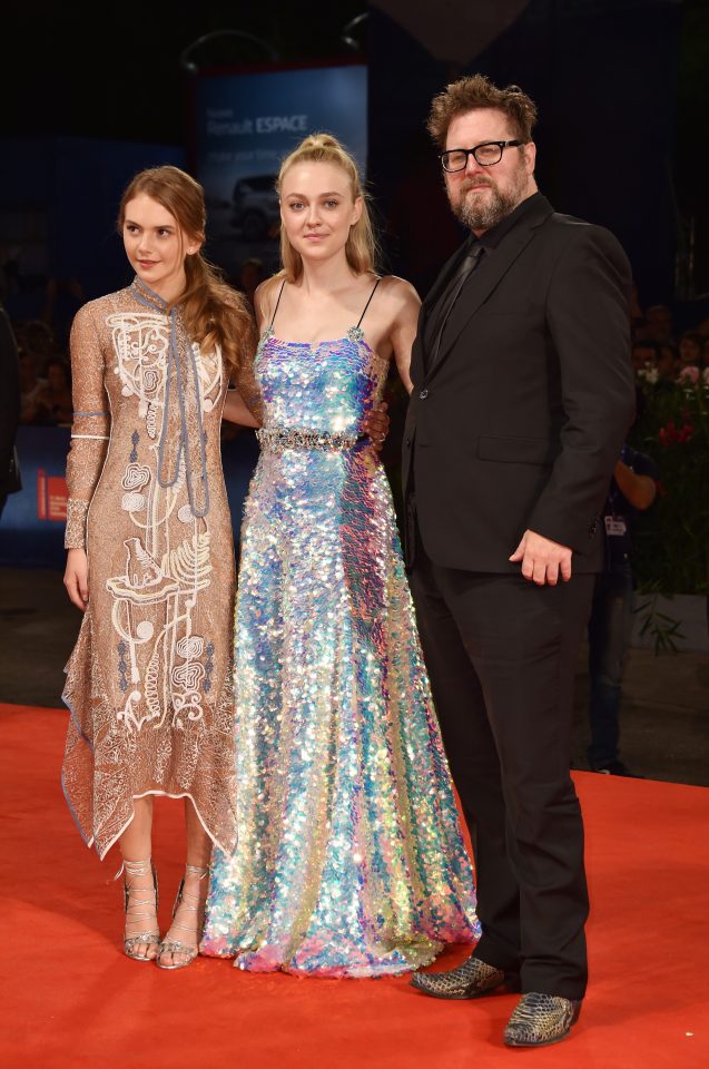They posed for pictures with director Martin Koolhoven