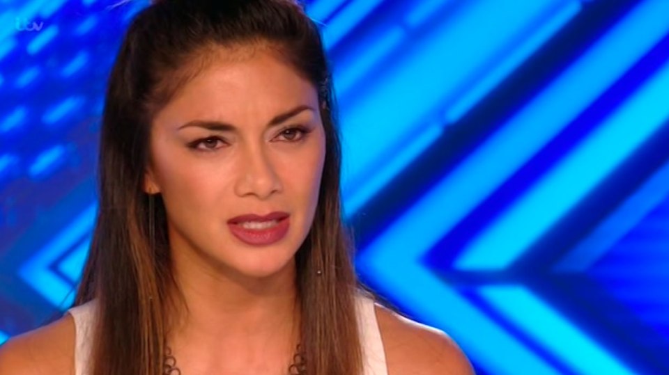 Nicole was incredibly moved throughout the performance 
