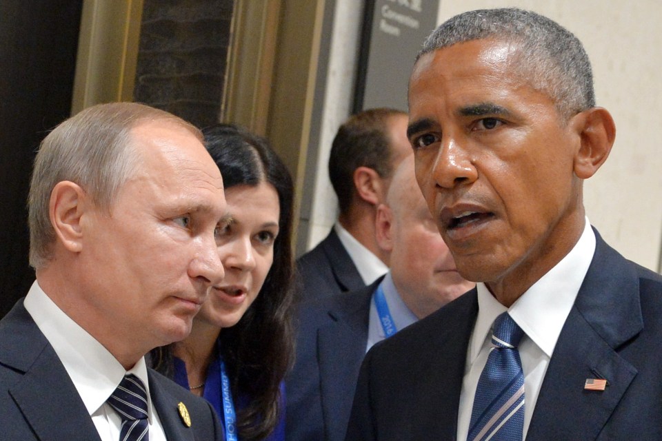 Negotiations ... Leaders met after weeks of failed talks between US and Russian diplomats