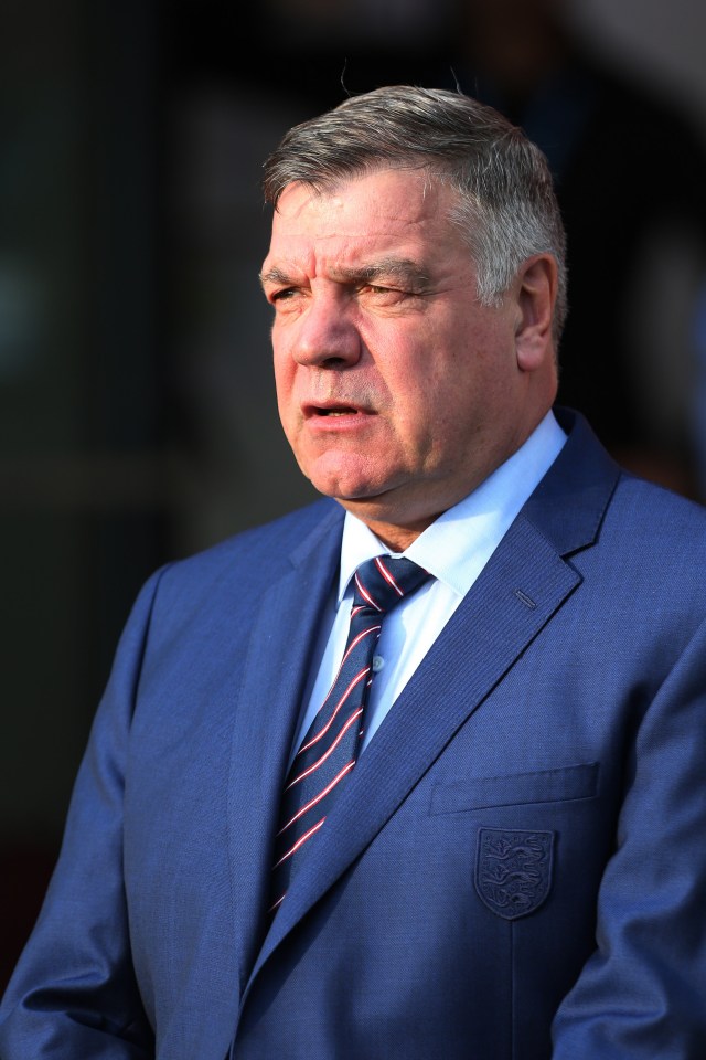 Sam Allardyce was in attendance to watch Rashford