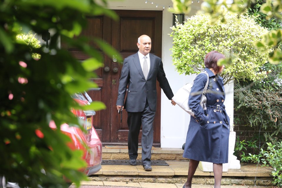Keith Vaz with his wife Maria