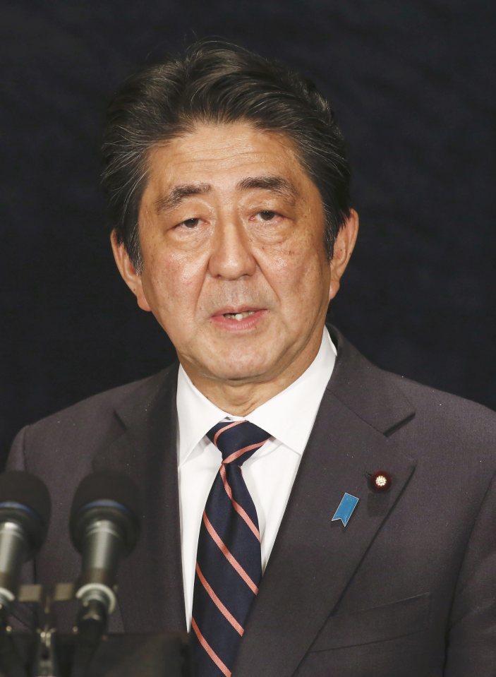 Japanese Prime Minister Shinzo Abe