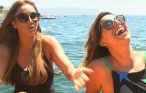 Ferne McCann nearly drowned after falling off a boat while taking a selfie during filming with Vicky Pattison