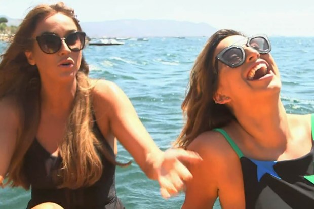 The stars are travelling across Italy's beautiful Amalfi Coast