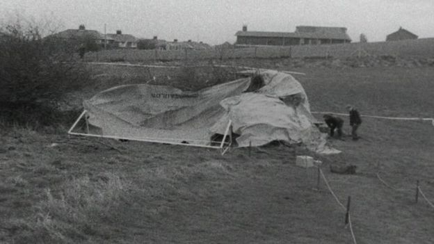 The site where Janet's body was found 