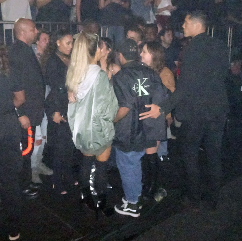 The celeb-studded pack also included Tyga and Scott Disick