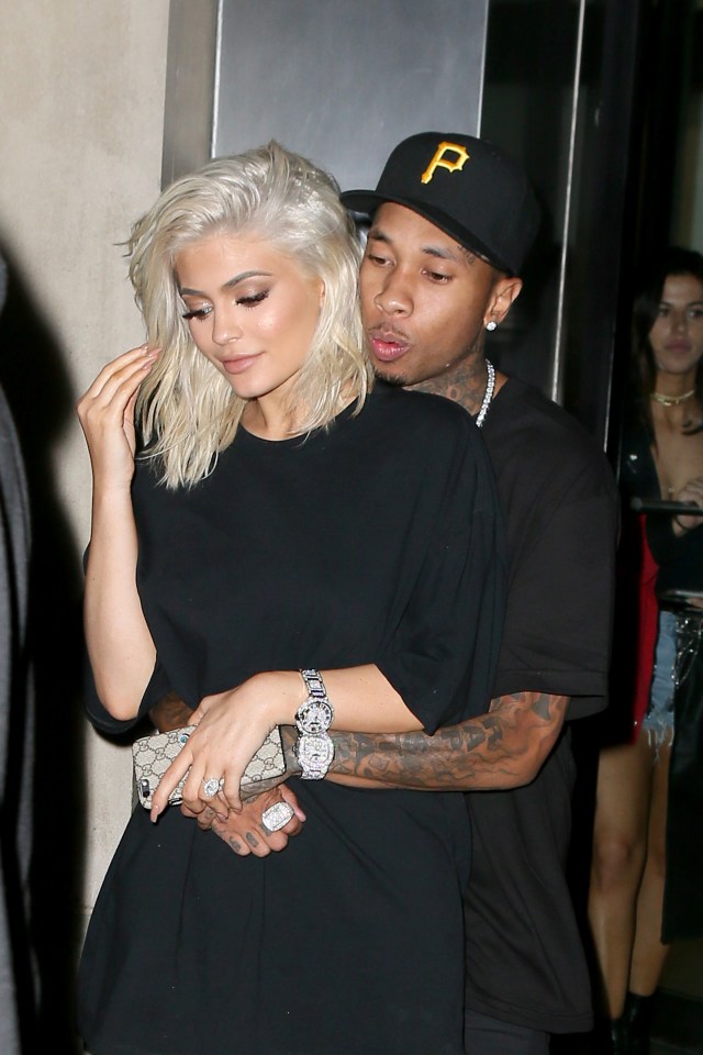 She later revealed her locks to full effect as she left with rumoured fiancee Tyga