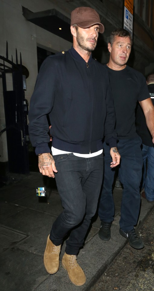 David Beckham treated his son Brooklyn with tickets to the concert 