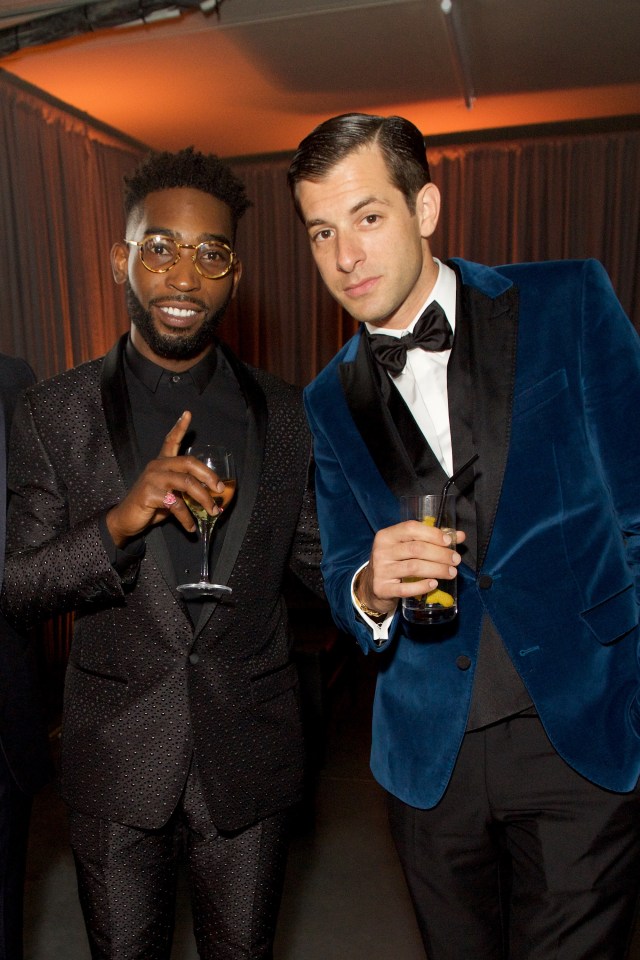 Mark Ronson was spotted at the gig 