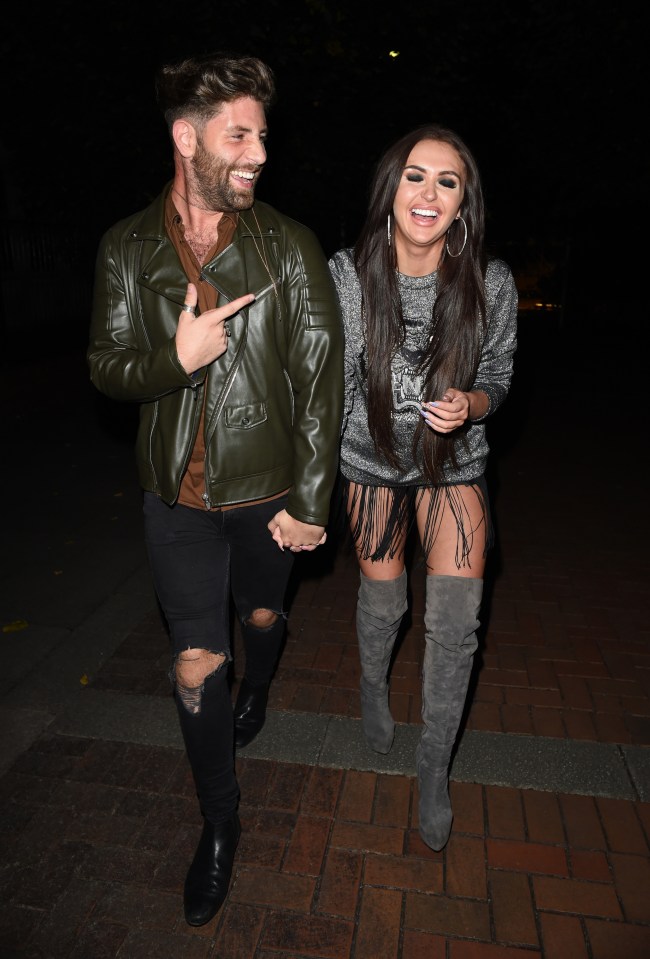 The brunette sexed up her look with thigh high boots as she stepped out with trendy Sam