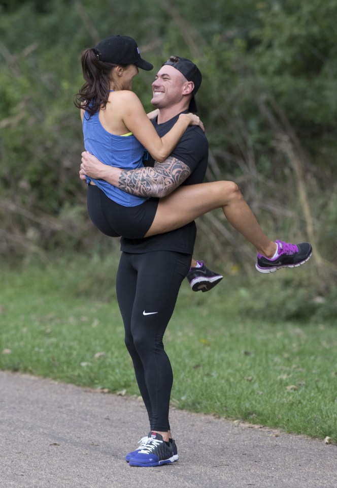The pair seemed incredibly happy in each other's company 