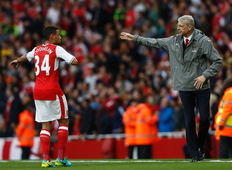 Francis Coquelin is a key part of Arsene Wenger's team