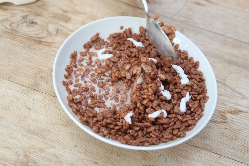 The habit of having facewash with breakfast started after Sam was dared to try the combination