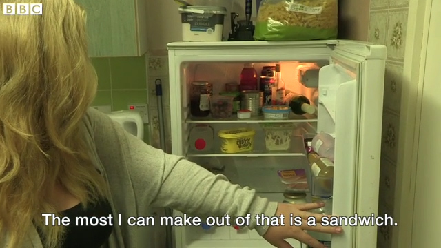 The 19-year-old single mum who lives in West Yorkshire told the Victoria Derbyshire programme that she was struggling to fed her son.