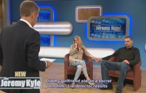 'Did my girlfriend star in a secret porn film?' Jeremy Kyle guest loses it over sexy photo