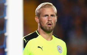 Kasper Schmeichel will miss Leicesters clash with Manchester United today