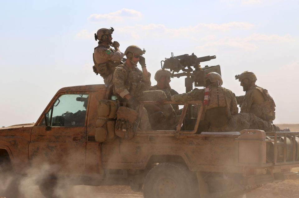 US special forces are said to be among the forces closing in on the town