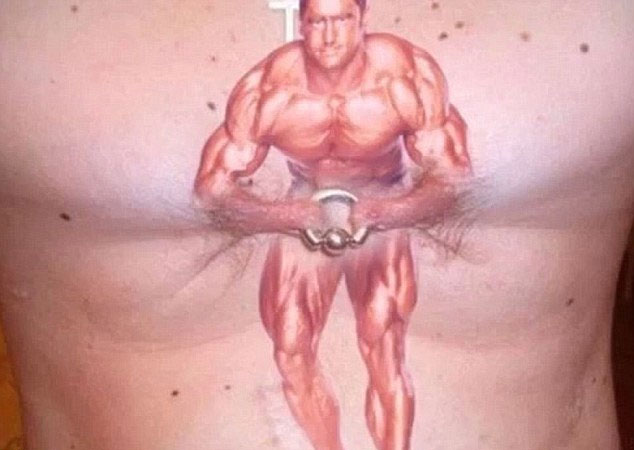 Both that tattoo and this piercing must have been really painful