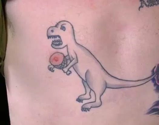 This man has turned his nipple into ham