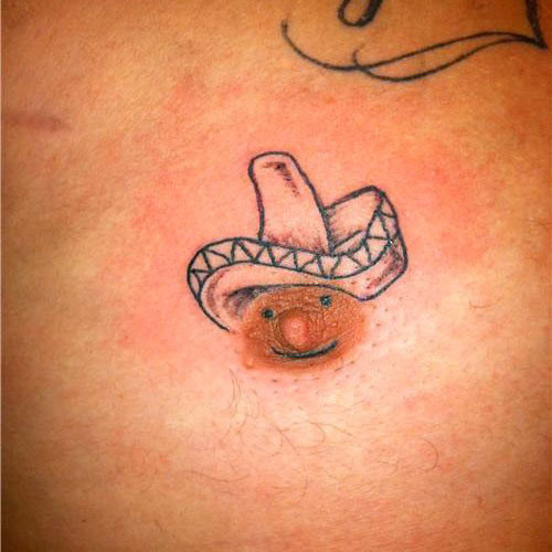 This nipple tattoo is funny for all the wrong reasons