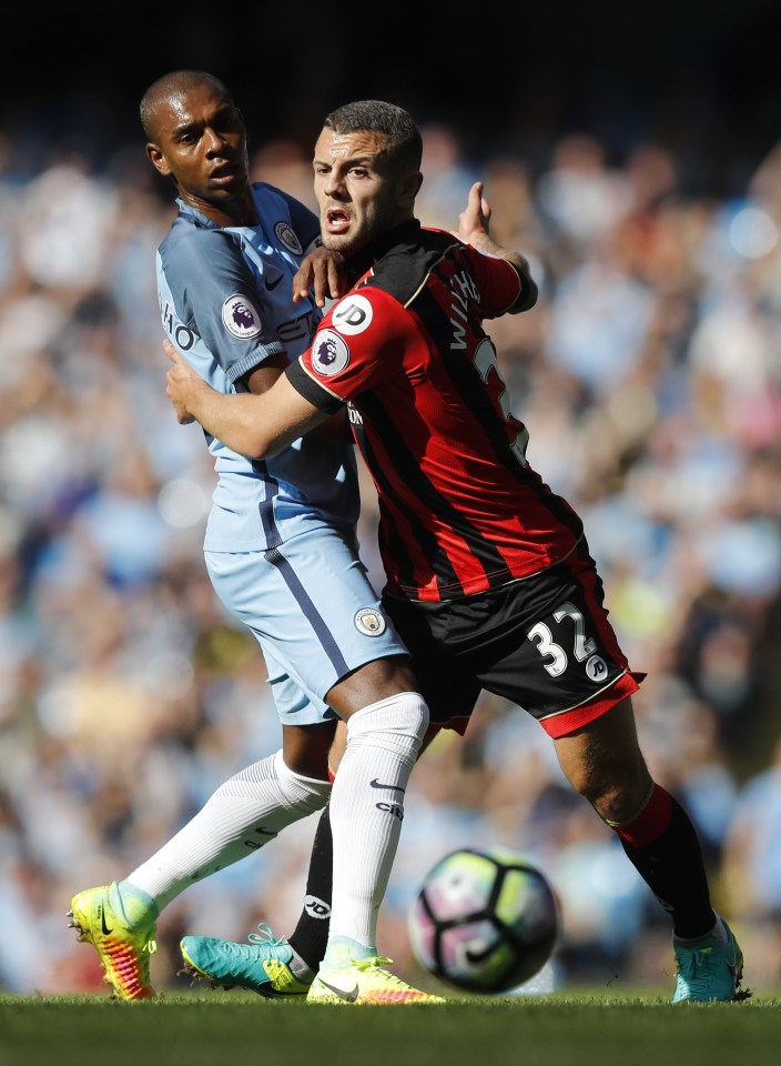 Jack Wilshere is discovering life at Bournemouth may be more attritianal than he anticipated