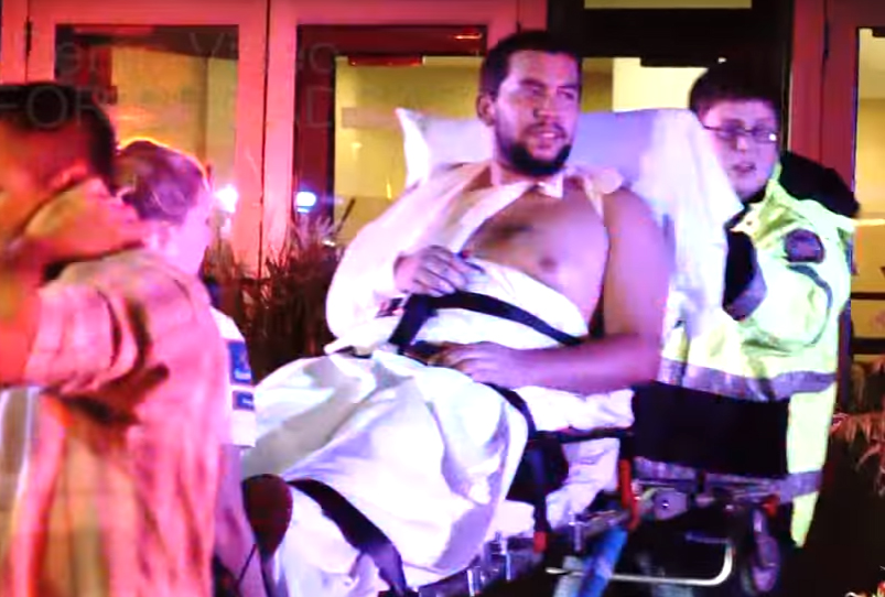 Nine people were left injured after suspect Adan asked victims if they were Muslim before assaulting them