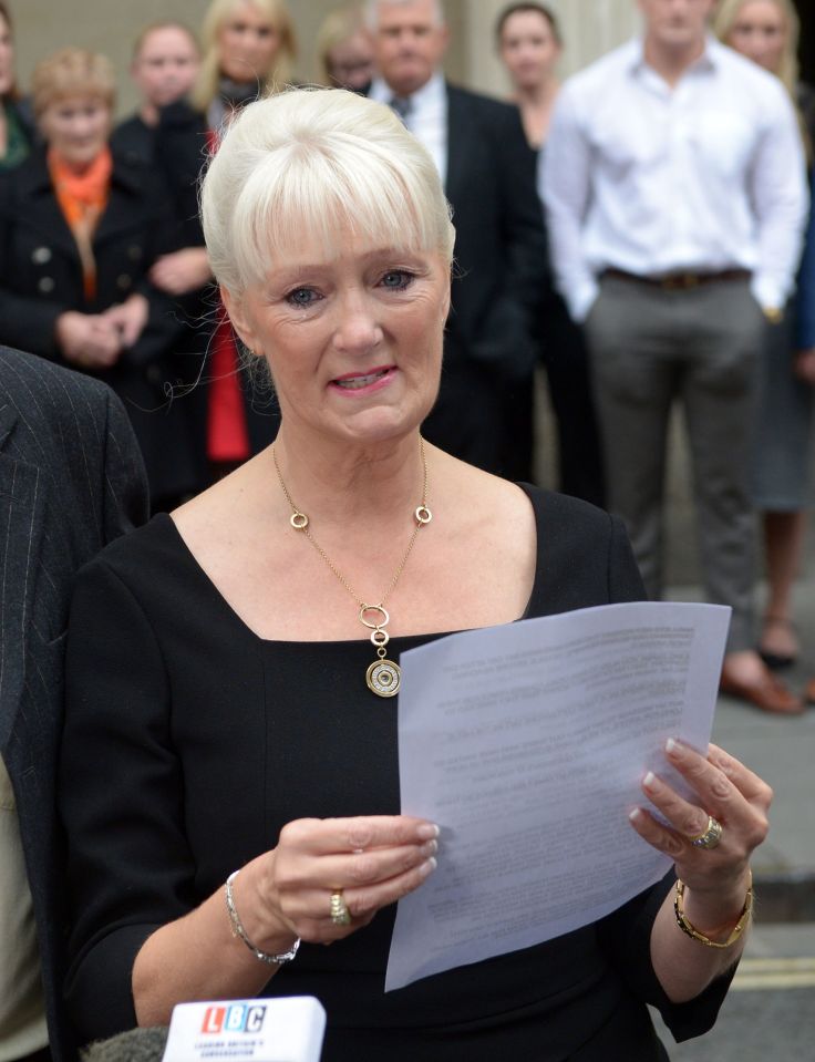 Speaking outside court, Karen said 'the next fight is for the families of other missing women'