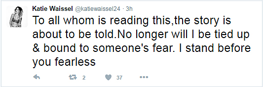 Katie has hinted at something big 