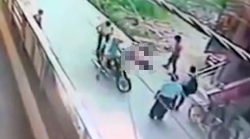 The attacker has since been charged with murder