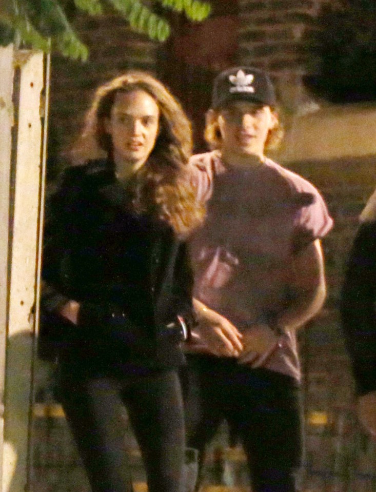 Brooklyn Beckham was snapped out with model friend Adrienne Juliger in Camden 