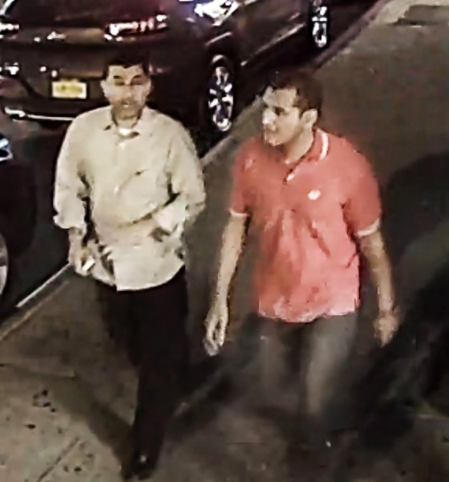 FBI have released images of two men who were seen taking out an explosive device from a suitcase