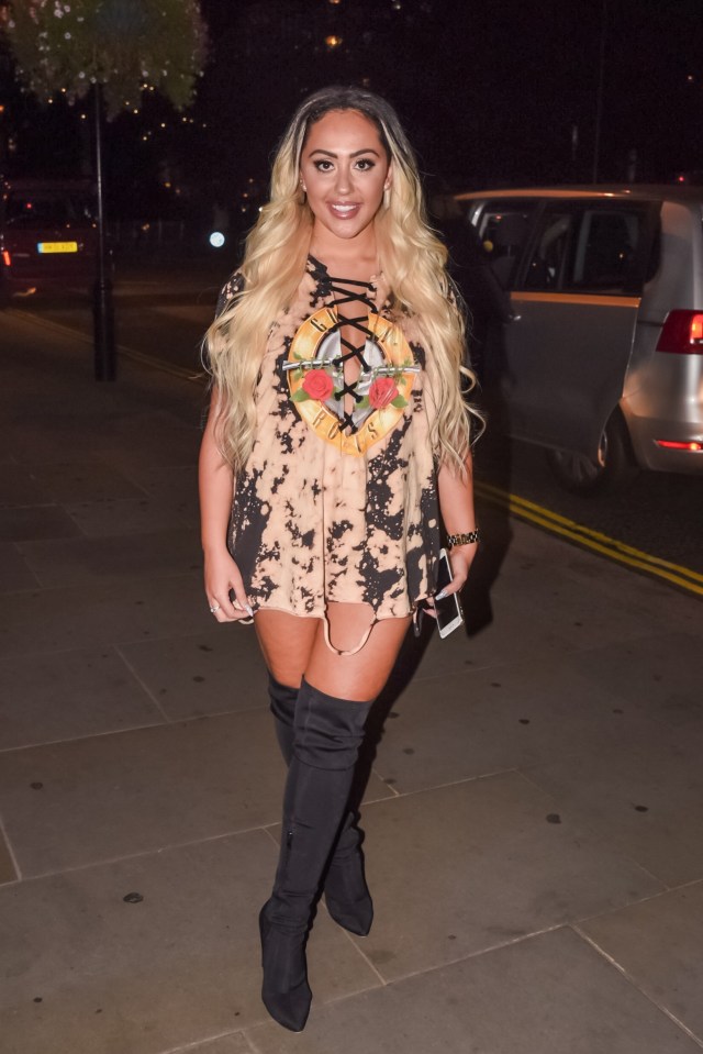 Marnie's cousin Sophie Kasaei attended the event 