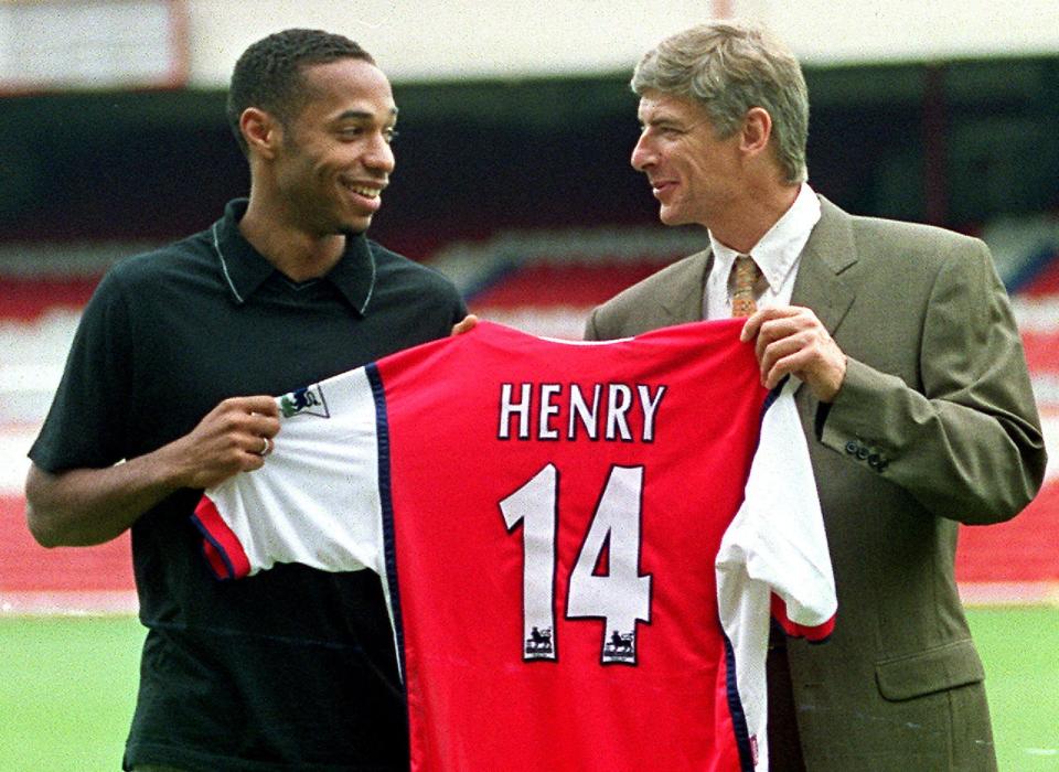 Thierry Henry is regarded as Arsenals greatest-ever player