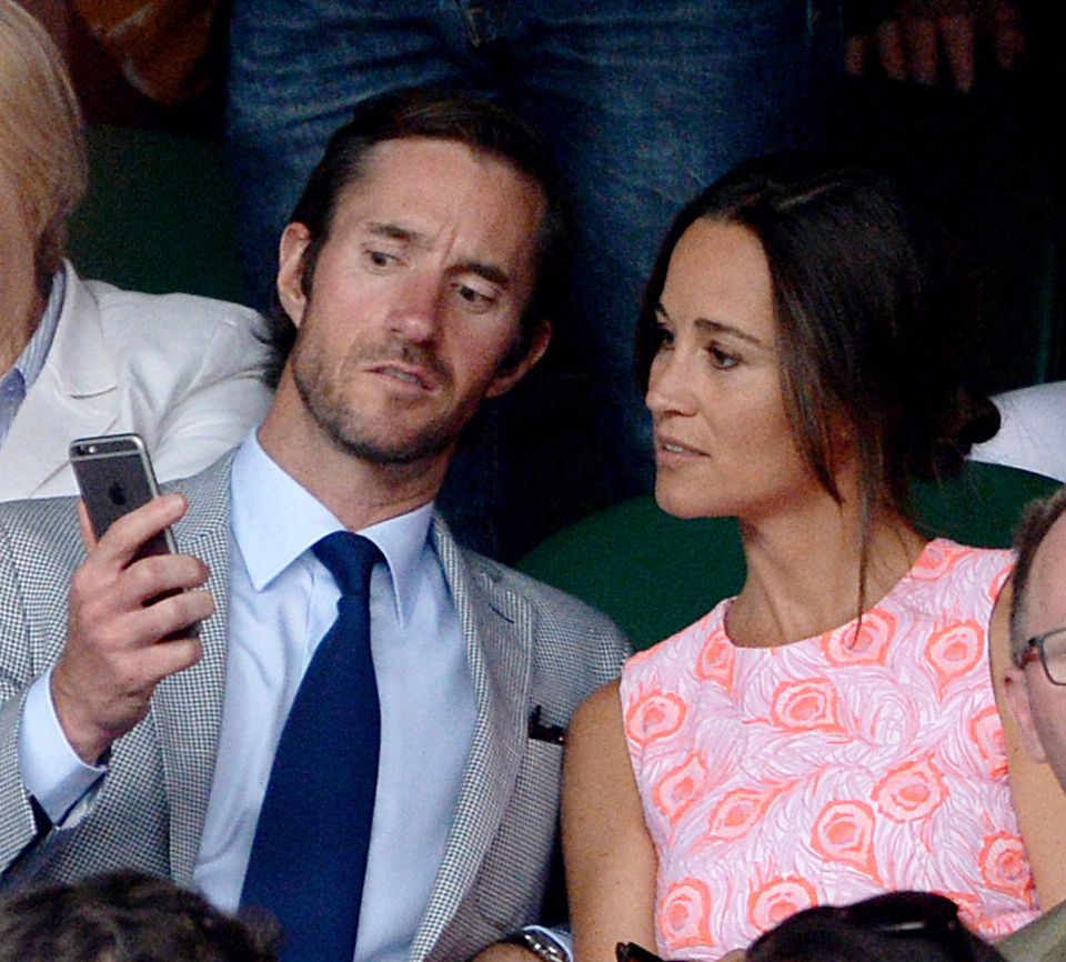 Hacked . . . Pippa and fiance James Matthews