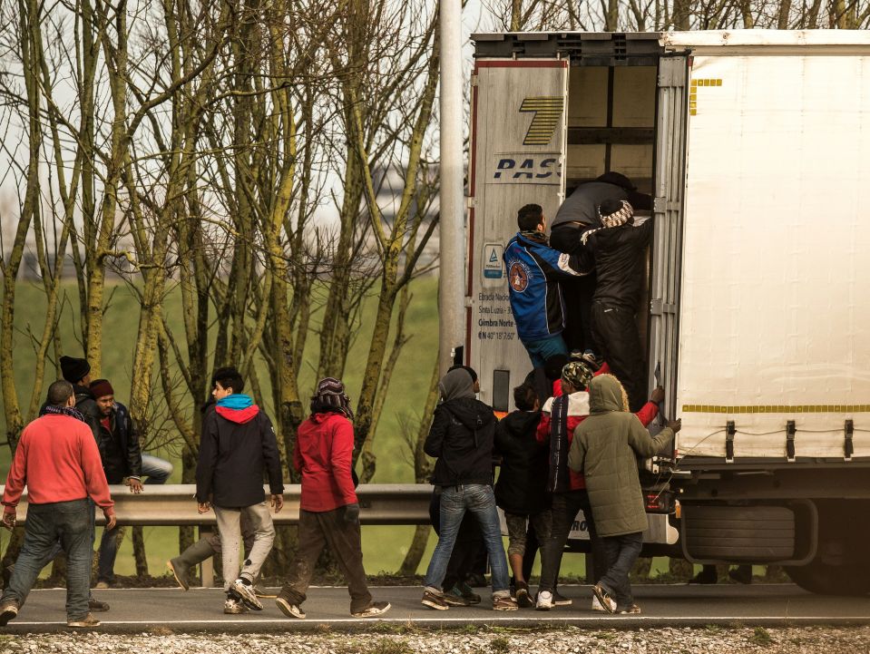 Border line ... several of those involved in the cases of people-smuggling were found to be British