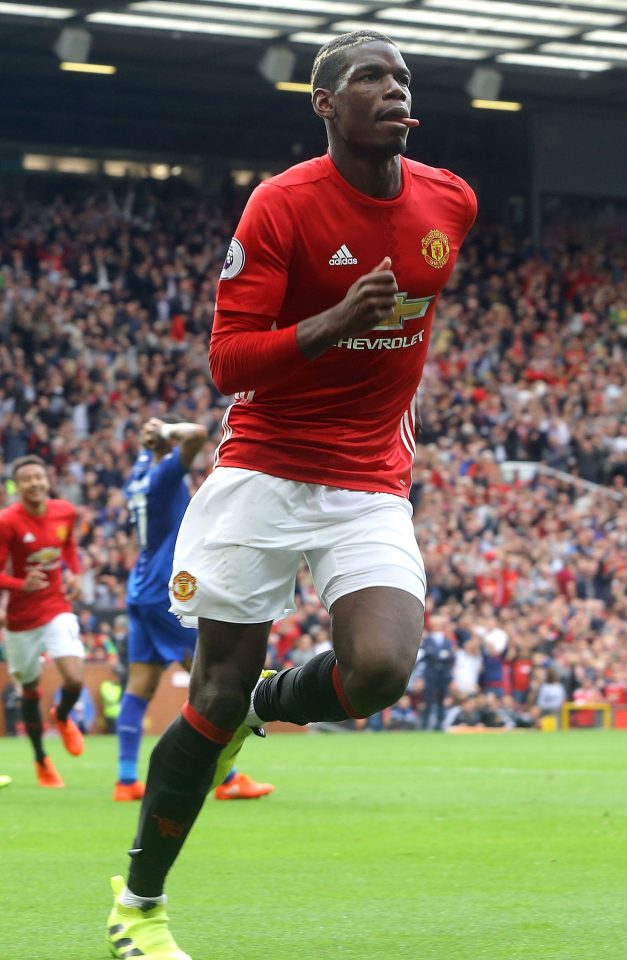 French midfielder Paul Pogba is Man United's best midfielder on FIFA 17