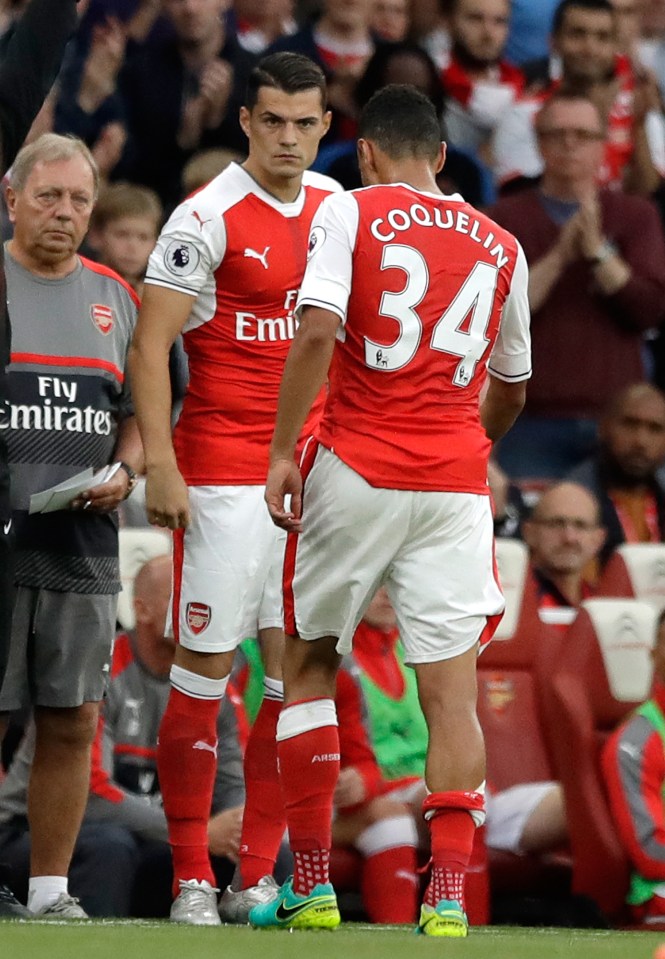 Granit Xhaka will have the chance to impress with rival out