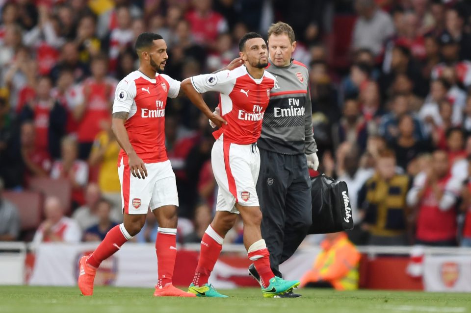 Arsenal fear the midfielder suffered a recurrence of knee injury