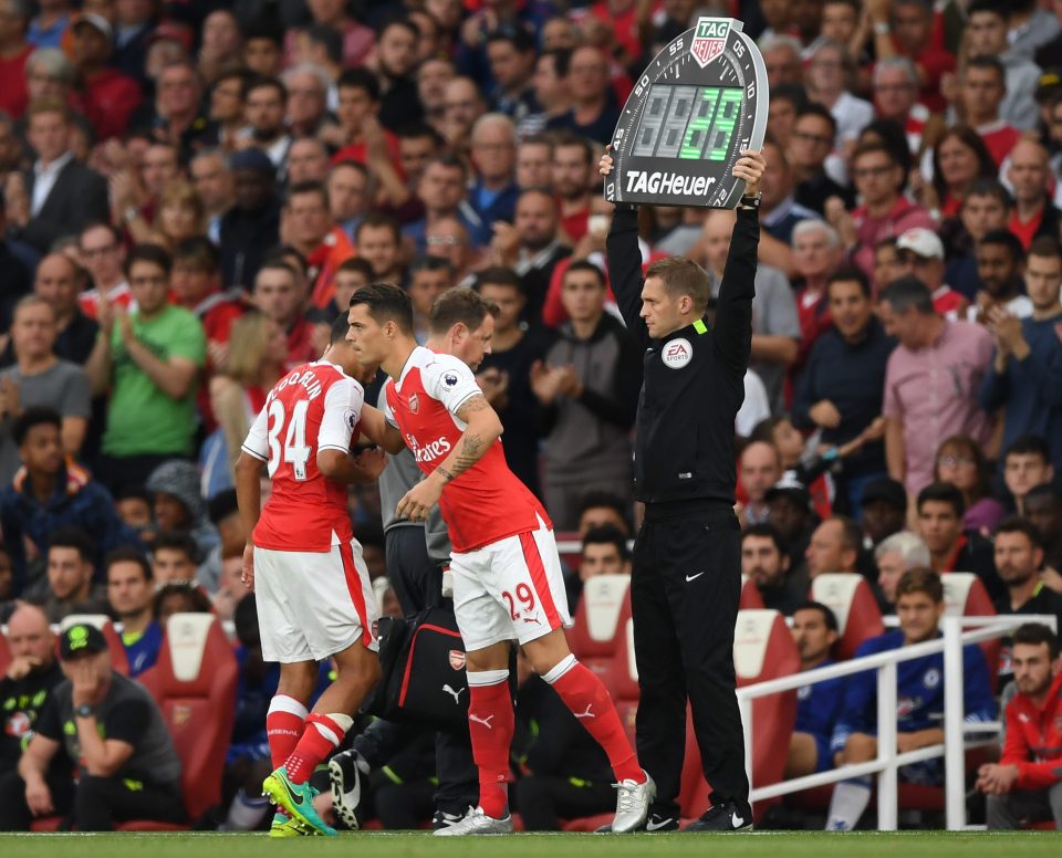 Granit Xhaka will have chance to impress in Coquelins absence