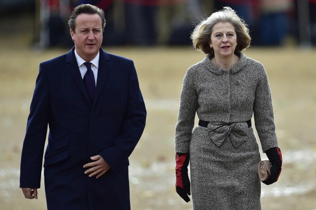 David Cameron and Theresa May together in 2014
