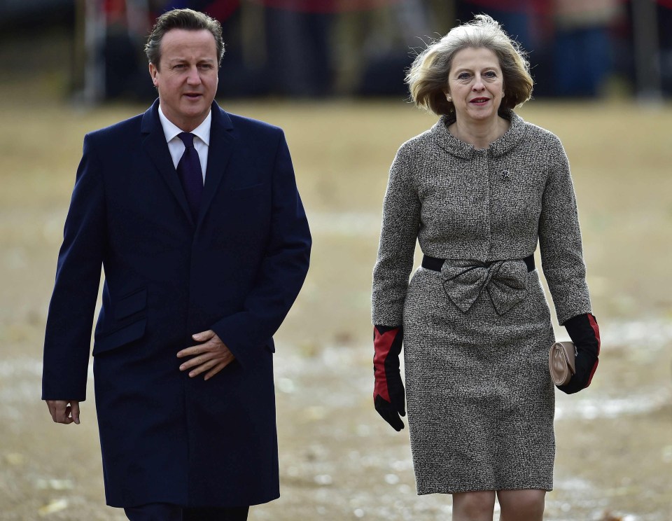 David Cameron and Theresa May together in 2014