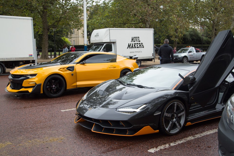 Transformers Filming at Buckingham Palace