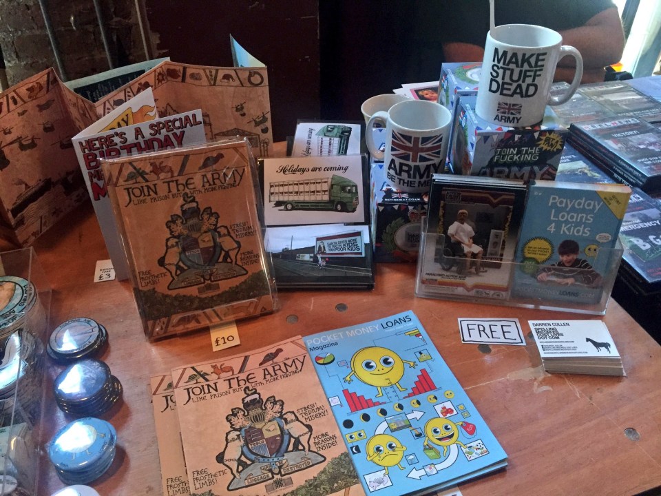 A HARD left rally run by Jeremy Corbyns personal pressure group sparked uproar last night for selling books and leaflets that mock crippled British troops