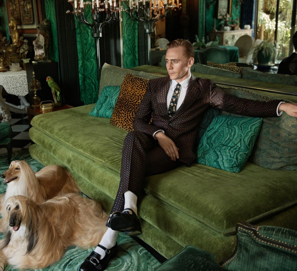 Since when did James Bond wear fluffy slippers? Tom Hiddleston's fashion choices could get between him and his dream role