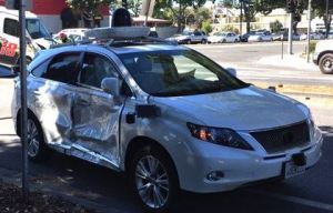 Google self-driving car suffers worst ever horror smash - and it's down to HUMAN error