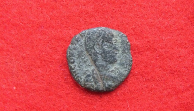 This is one of the coins which was found in Japan, just under 10,000km away from Rome